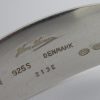 Bent Gabrielsen for Hans Hansen, silver and black enamel torc bangle, #213E, Denmark, 1964 Sheffield import marks (Ref S033) SOLD - Image 3