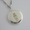 Torun Bülow-Hübe for Georg Jensen, silver swirl pendant on a chain, #207, Denmark, 1999 (Ref S050) SOLD - Image 3