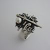 Hans Rudi Hofer, cultured pearl set 800 standard silver brutalist ring, German, circa 1968 (Ref S061) SOLD - Image 6