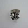 Hans Rudi Hofer, cultured pearl set 800 standard silver brutalist ring, German, circa 1968 (Ref S061) SOLD - Image 7