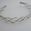 Daedalus Ltd, plaited silver neck ring, London 1976 SOLD