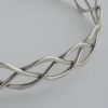 Daedalus Ltd, plaited silver neck ring, London 1976 SOLD - Image 2