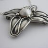 Hans Rudi Hofer, mabe pearl set 800 standard silver pendant brooch, German, circa 1980 (Ref S082) SOLD - Image 2