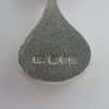 Tri Star, rose quartz set triple silver pendant drop with neck ring, London 1975 (Ref S102) SOLD - Image 6