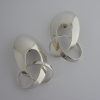 Regitze Overgaard, for Georg Jensen, rare pair of large silver ear clips, Denmark, circa 2005 SOLD