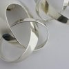 Regitze Overgaard, for Georg Jensen, rare pair of large silver ear clips, Denmark, circa 2005 SOLD - Image 3