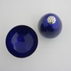 Anton Michelsen, silver and royal blue enamelled open salt and pepper pot, Denmark, circa 1968 SOLD - Image 2