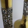 Pentti Sarpaneva, for Turun Hopea, pair of brass 'Pitsi' or 'Lace' candlesticks, Finland, circa 1973 SOLD - Image 3