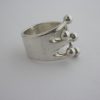 Anna-Greta Eker, for Norway Plus Designs Studio, silver 'Ball' ring, Norway, circa 1968 (Ref S153) SOLD - Image 2