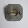 George Hunt, Arts and Crafts blister mother of pearl set silver panel brooch, British, circa 1920 (Ref S127) SOLD - Image 2