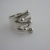 Anna-Greta Eker, for Norway Plus Designs Studio, silver 'Ball' ring, Norway, circa 1968 (Ref S153) SOLD