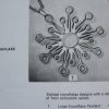 Jack Spencer, 9 carat gold 'Snowflake' pendant on chain, Sheffield 1979 (Ref S160) SOLD - Image 5