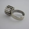 Bengt Hallberg, rock crystal set silver ring, Sweden, circa 1970 (Ref S177) SOLD - Image 3
