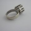 Bengt Hallberg, rock crystal set silver ring, Sweden, circa 1970 (Ref S177) SOLD - Image 5