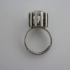 Bengt Hallberg, rock crystal set silver ring, Sweden, circa 1970 (Ref S177) SOLD - Image 6