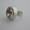Anonymous, rock crystal set silver ring, possibly Bengt Hallberg, Sweden, 1972 (Ref S178) SOLD - Image 5