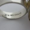 Anonymous, rock crystal set silver ring, possibly Bengt Hallberg, Sweden, 1972 (Ref S178) SOLD - Image 6