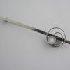 George Edward Hunt (1892-1960), Arts and Crafts moonstone set silver bar brooch, circa 1930 (Ref S205) SOLD