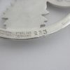 Arno Malinowski, for Georg Jensen, silver brooch, #283, Denmark, 1948 London import mark (Ref S221) SOLD - Image 3
