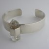 Celeste Tesoriero, 'Secret Valley' crystal set silver torque bangle, Australia, circa 2010 SOLD - Image 2