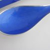 Grete Prytz Kittelsen and Arne Korsmo, for Tostrup, pair of blue enamel silver spoons, Norway, designed 1948-49 (Ref S235) SOLD - Image 2