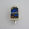 Douglas Martin Butcher, silver, acrylic and metal pendant/brooch, London 1981 (Ref S292) SOLD