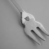George Edward Hunt, Arts and Crafts small silver fork, Chester 1932 (Ref S283) SOLD - Image 3