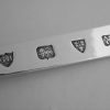 George Edward Hunt, Arts and Crafts silver trefid style spoon of large size, Chester 1948 (Ref S276) SOLD - Image 3