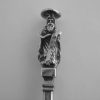 George Edward Hunt, Arts and Crafts silver Saint James the Less Apostle spoon of large size, Chester 1950 (Ref S269) - Image 5