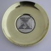 Ilias Lalaounis, silver mounted brass 'Labyrinth' dish, Greece, late 20th century (Ref S290) SOLD