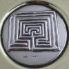Ilias Lalaounis, silver mounted brass 'Labyrinth' dish, Greece, late 20th century (Ref S290) SOLD - Image 2