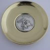 Ilias Lalaounis, silver mounted brass 'Millennium' dish, Greece, 2000 (Ref S309) SOLD