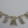 Jane Watling, of Lacock, hand made silver gilt fringe chain, London 1995 (Ref S317) SOLD