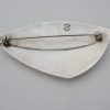 B. Margossian, silver and black enamel brooch, Denmark, circa 1975 SOLD - Image 2