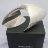 Zaha Hadid for Georg Jensen, silver Lamellae cuff bangle, 2016 SOLD
