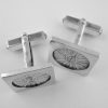 Jack Spencer, pair of silver cufflinks, Sheffield 1970 (Ref S323) SOLD - Image 2