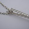 Henning Ulrichsen, silver pendant on chain, Denmark, circa 1970 SOLD - Image 4