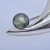 Kulta-Gabriel Ky, spectrolite set silver brooch, Finland, circa 1990 (Ref S311) SOLD - Image 2