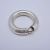 S S,  unidentified maker, silver tension set diamond octahedra crystal ring, London 2002 (Ref S214) SOLD - Image 2