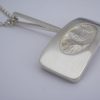 Henning Ulrichsen, silver pendant on chain, Denmark, circa 1970 SOLD - Image 2