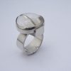 Bjorn Weckström for Lapponia, rare rutilated quartz set silver 'Luna' ring, Finland, 1986 SOLD - Image 4