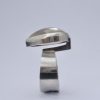 Bjorn Weckström for Lapponia, rare rutilated quartz set silver 'Luna' ring, Finland, 1986 SOLD - Image 5