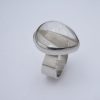 Bjorn Weckström for Lapponia, rare rutilated quartz set silver 'Luna' ring, Finland, 1986 SOLD - Image 3