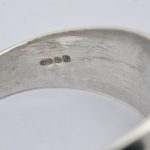Arne Johansen, silver ring, Denmark, 1978 London import mark (Ref S334) SOLD - Image 7