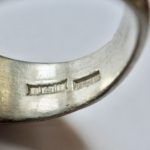 M&HA,  unidentified maker, silver torque style ring, Birmingham 1970 (Ref S368) SOLD - Image 4