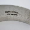 Pekka Piekainen, for Auran Kultaseppa Oy, silver bangle, Finland, 1985 (Ref S379) SOLD - Image 5