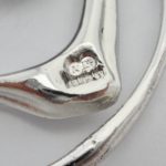Ammonite Ltd, silver cast abstract pendant on a chain, Birmingham 1973 (Ref S439) SOLD - Image 4