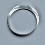Tony Laws, heavy silver bangle, London 1973 (Ref S430) SOLD - Image 2