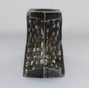Olav Joa for Polaris, brutalist cast stainless steel candlestick, Norway, 1960's (Ref S500) SOLD - Image 2