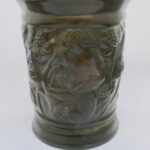 Just Andersen, Art Deco Disko metal vase, Denmark, circa 1935 (Ref S515) - Image 5